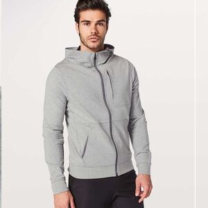 lululemon City Sweat Zip Hoodie Heathered Grey Medium